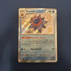 Starmie 119/091 Baby Shiny Rare Holo Pokemon TCG Paldean Fates NM Card - Image 1