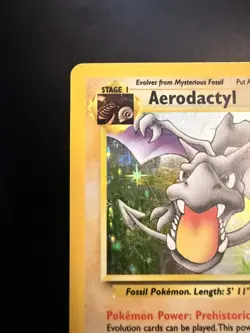 Aerodactyl 1/62 Fossil Holo Rare Pokemon Card - MP/HP - Image 4