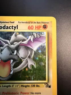 Aerodactyl 1/62 Fossil Holo Rare Pokemon Card - MP/HP - Image 5
