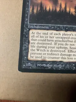 MTG Italian Season of the Witch - The Dark # 52 - Image 3
