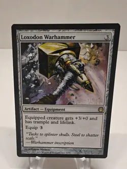MTG Loxodon Warhammer, Duel Decks: Knights vs Dragons, NM - Image 1