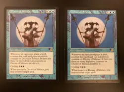 Decree Of Silence MTG Scourge Set #32 Rare Light Play LP/EX English (One Copy) - Image 1