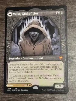 MTG Valki, God of Lies (Showcase) Kaldheim Regular 308 - Image 1