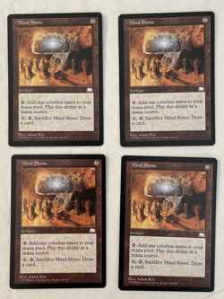 4x Mind Stone Weatherlight MTG Magic the Gathering LP/NM - Image 1