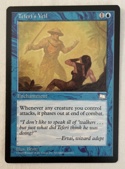 1x Teferi's Veil Weatherlight MTG Magic the Gathering LP/NM - Image 1