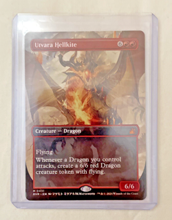 1x Utvara Hellkite Anime Borderlss Ravnica Remastered MTG Magic the Gathering NM - Image 3