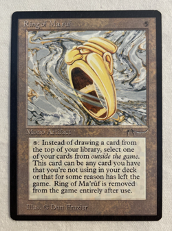 1x Ring of Ma'ruf Arabian Nights MTG Magic the Gathering LP/NM - Image 1