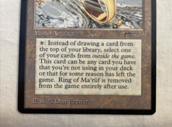 1x Ring of Ma'ruf Arabian Nights MTG Magic the Gathering LP/NM - Image 3