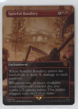 Borderless Scene - Spiteful Banditry (The Scouring of the Shire Scene) Foil - Image 1
