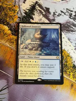 Mint/Near-Mint, English - 1 x MTG Hallowed Fountain Lorwyn Eclipsed - Image 1