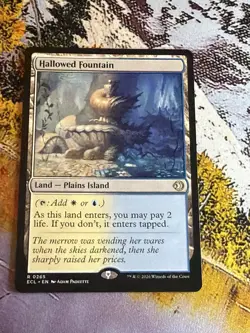 Mint/Near-Mint, English - 1 x MTG Hallowed Fountain Lorwyn Eclipsed - Image 5