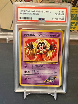 1999 Pokemon Japanese Gym 2 Sabrina's Jynx #124 PSA 10 - GEM MINT! - Image 1