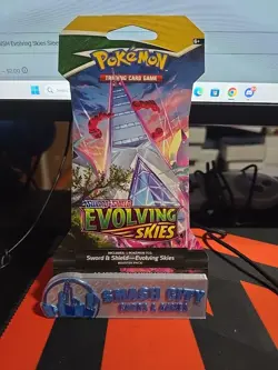 2021 Pokemon SWSH Evolving Skies Sleeved Booster Pack Duraludon Art *171* - Image 1