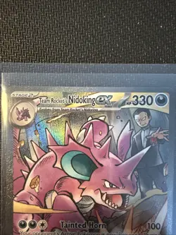 2025 Pokemon TCG: Destined Rivals Team Rocket’s Nidoking ex (233/182) SIR - Image 4
