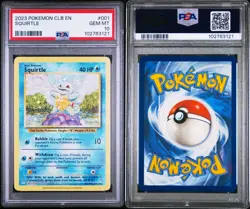 PSA 10 GEM MINT Squirtle 001/034 CLB Classic Box Holo Rare Pokemon TCG 2023 - Image 3