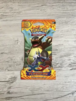 Pokemon XY FLASHFIRE BOOSTER- SLEEVED HANGAR PACK- KANGASKHAN FACTORY SEALED NEW - Image 1
