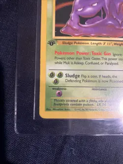 🫟Pokemon TCG Muk Fossil Set 28/62 Regular 1999-2000 Wizards 1st Ed Rare - Image 4