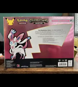 Pokemon Celebrations Collection Dark Sylveon V Box New & Factory Sealed - Image 2