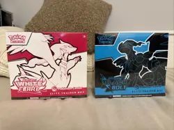 Pokemon Center Black Bolt And White Flare Elite Trainer Box ETB Set Of 2 SEALED - Image 1