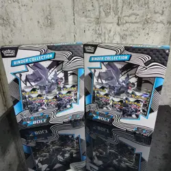 2x Pokemon Scarlet & Violet Black Bolt Binder Collection Boxes Sealed - Image 1