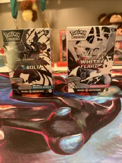 Pokemon TCG Black Bolt and White Flare Expansions Booster Bundles Factory Sealed - Image 1