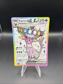 Pokemon Espeon ex SVP 175 Premium Figure Collection Black Star Promo - Image 1