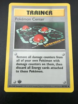 Pokemon Center 85/102 1st Edition Base Set Shadowless Uncommon 1999 Pokemon NM - Image 1