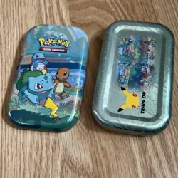 Pokemon TCG Celebrations Mini Tin Kanto Starters - Opened/Empty - Image 1
