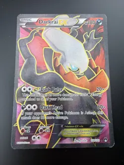 Pokemon Darkrai EX (Full Art) 118/122 Breakpoint Full Art Holo HP - Image 1