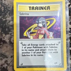 Pokemon TCG Sabrina Trainer 20/132 Gym Challenge Holo Rare Unlimited English - Image 1