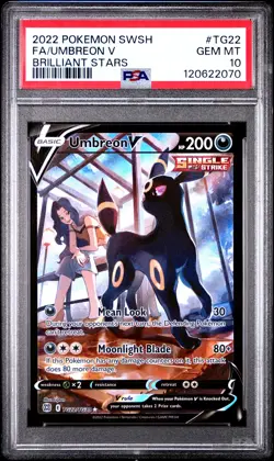 Umbreon V TG22 Brilliant Stars Pokemon PSA 10 *070 - Image 1