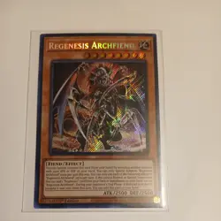 Yu-Gi-Oh! Regenesis Archfiend ALIN-EN016 Alliance Insight 1st Edition - Image 1