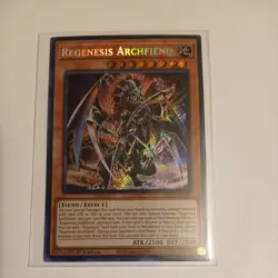Yu-Gi-Oh! Regenesis Archfiend ALIN-EN016 Alliance Insight 1st Edition - Image 2