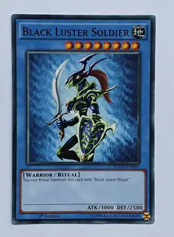 Yugioh YGLD-ENA01 Black Luster Soldier 1st Edition Mint - Image 1