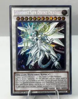 YUGIOH - STARDUST SIFT DIVINE DRAGON - BLMM-EN151 - 1ST EDITION - SECRET RARE - Image 3