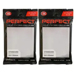 KMC 100 Pochettes Card Barrier Perfect Size Soft Sleeves 2 Pack Value Set ! - Image 1