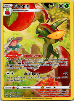 Pokemon TCG Flapple TG02/TG30 Astral Radiance Trainer Gallery Ultra Rare Card - Image 1