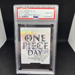 2024 ONE PIECE JAPANESE PREMIUM COLLECTION ONE PIECE DAY'24- DON!! CARD PSA 10 - Image 1