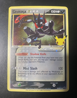 Greninja Gold Star SWSH144 - Holo Pokemon Card - Celebrations Promo - NM #144 - Image 1