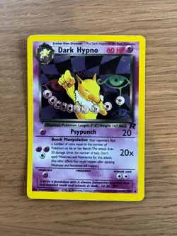Dark Hypno 9/82 | Team Rocket Set | LP | Holo Rare Pokemon Card - Image 2