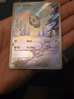 Vanillite 111/086 Pokemon TCG White Flare English Illustration Card NM Condition - Image 5