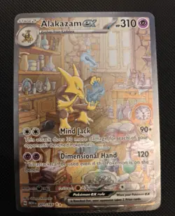 Pokemon Card - Alakazam ex 201/165 Special Illustration Rare - S&V 151 - NM 493 - Image 1