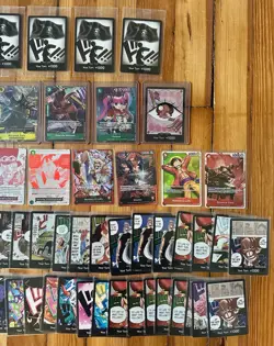 One Piece TCG 81 Card Lot Promos, Foil, And DON!! English - Image 4