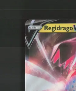 Regidrago V 135/195 Silver Tempest Ultra Rare Holo Pokemon Card NM - Image 3