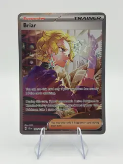 Pokemon TCG Stellar Crown Briar Trainer Holo Card 171/142 Sv07 - Image 1