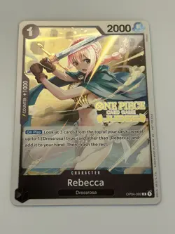 Rebecca (Judge Pack Vol. 6) OP04-092 One Piece Promotion Cards Foil - Image 2