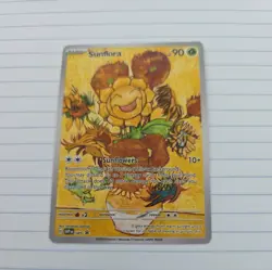 Pokemon Sunflora x Van Gogh Black Star Promo ACG Art Card NM - Image 1
