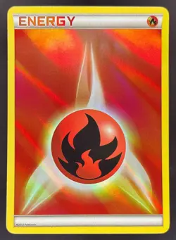 2013 Pokemon Gaming FIRE Energy Cards #NNO HOLO - Image 1