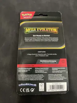 Pokemon Trading Card Game - Mega Evolution Checklane Blister Fast Free Shipping - Image 2