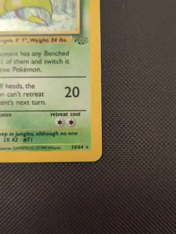 Victreebel Holo Foil Rare Jungle 14/64 1999 Pokemon TCG Card MP - Image 4